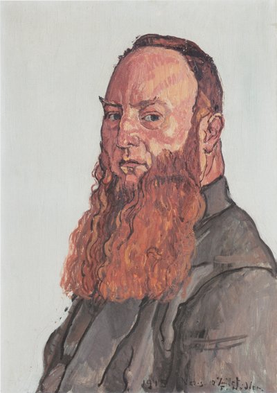 Portrait of James Vibert by Ferdinand Hodler